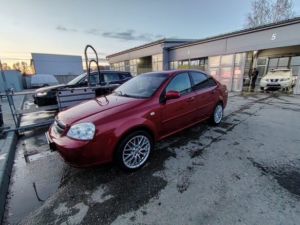 2007 Chevrolet Lacetti I, красный, 350000 рублей - вид 5