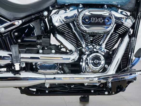 2024 Harley-Davidson Fat Boy, синий, 2727000 рублей - вид 9
