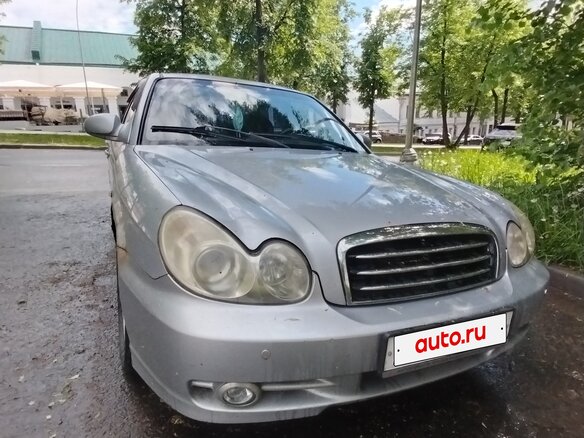 2004 Hyundai Sonata ТагАЗ IV (EF) Рестайлинг, серебристый, 245000 рублей - вид 4