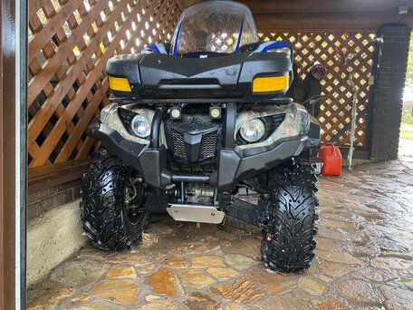 2009 Yamaha Grizzly 450 (YFM450), зелёный, 450000 рублей, вид 2