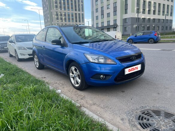 2007 Ford Focus II Рестайлинг, голубой, 360000 рублей - вид 1
