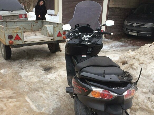 2009 Honda Forza, чёрный, 180000 рублей - вид 9