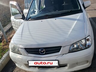2001 Mazda Demio I (DW), белый, 230000 рублей, вид 1