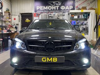 2007 Mercedes-Benz C-Класс 280 III (W204), чёрный, 1400000 рублей, вид 2