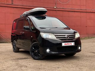 2012 Nissan Serena IV (C26), чёрный, 1390000 рублей, вид 3