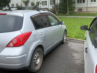 2008 Nissan Tiida I, серебристый, 450000 рублей, вид 4