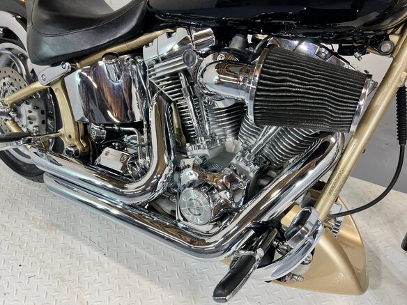 2003 Harley-Davidson Softail Deuce, золотистый, 810000 рублей - вид 18