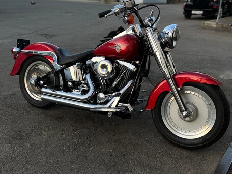 1994 Harley-Davidson Fat Boy, красный, 1700000 рублей, вид 4