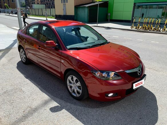 2008 Mazda 3 I (BK) Рестайлинг, красный - вид 6