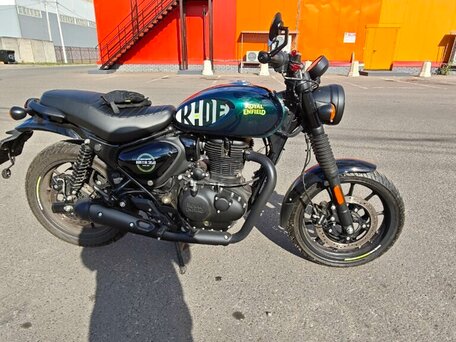 2025 Royal Enfield Hunter, зелёный, 370000 рублей, вид 3