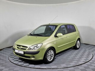 2007 Hyundai Getz I Рестайлинг, зелёный, 375000 рублей, вид 1