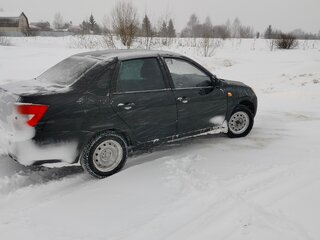 2014 Lada (ВАЗ) Granta I, чёрный, 220000 рублей, вид 4