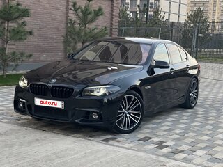 2014 BMW 5 серии 520i VI (F10/F11/F07) Рестайлинг, чёрный, 1800000 рублей, вид 2