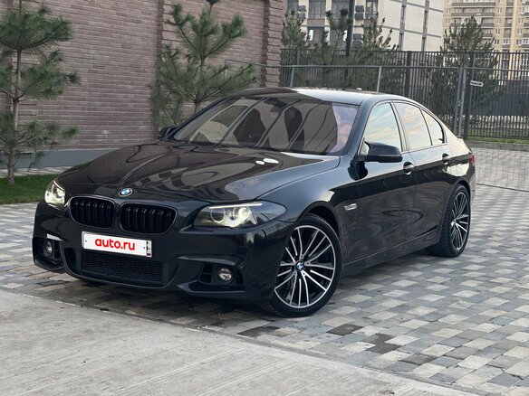2014 BMW 5 серии 520i VI (F10/F11/F07) Рестайлинг, чёрный, 1800000 рублей - вид 1