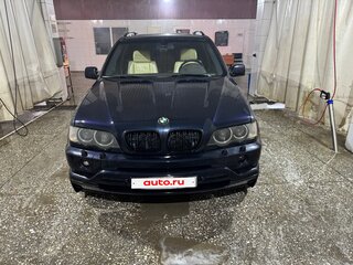 2002 BMW X5 4.4i I (E53), чёрный, 1100000 рублей, вид 1