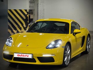 2018 Porsche Cayman S III 718 (982), жёлтый, 6700000 рублей, вид 2