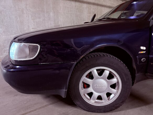 1997 Audi A6 I (C4), синий, 420000 рублей - вид 10
