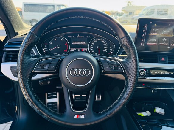 2022 Audi A4 40 TDI V (B9) Рестайлинг, синий, 4500000 рублей - вид 8