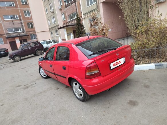 2000 Opel Astra G, красный, 215000 рублей - вид 8