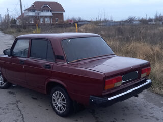 2007 Lada (ВАЗ) 2107, пурпурный, 170000 рублей, вид 4