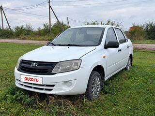 2012 Lada (ВАЗ) Granta I, белый, 289000 рублей, вид 1