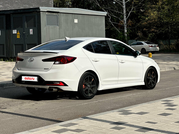 2019 Hyundai Elantra Sport VI (AD) Рестайлинг, белый - вид 11