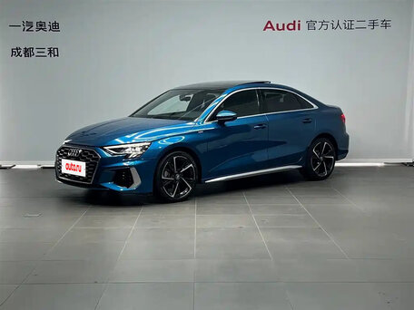 2022 Audi A3 35 TFSI IV (8Y), синий, 2250000 рублей, вид 1