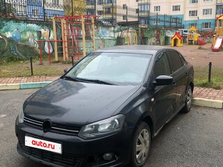 2014 Volkswagen Polo V, чёрный, 370000 рублей, вид 1