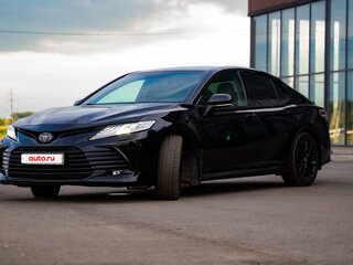2021 Toyota Camry VIII (XV70) Рестайлинг, чёрный, 3200000 рублей, вид 5