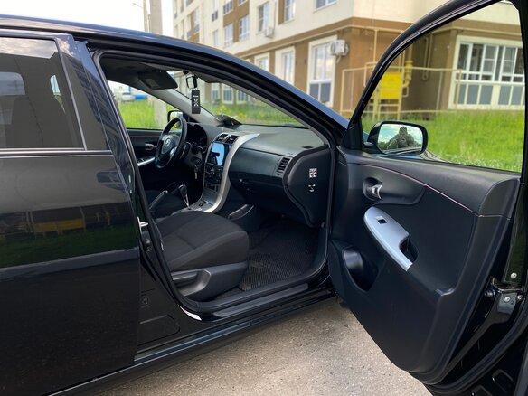 2008 Toyota Corolla AMT X (E140, E150), чёрный, 865000 рублей - вид 19