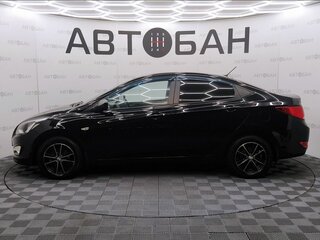 2015 Hyundai Solaris I Рестайлинг, чёрный, 915000 рублей, вид 4