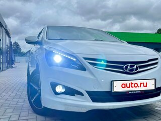 2015 Hyundai Solaris I Рестайлинг, белый, 790000 рублей, вид 1