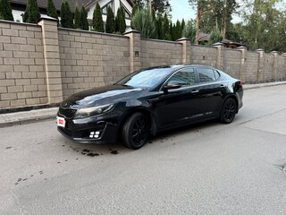 2014 Kia Optima III Рестайлинг, чёрный, 1350000 рублей, вид 1