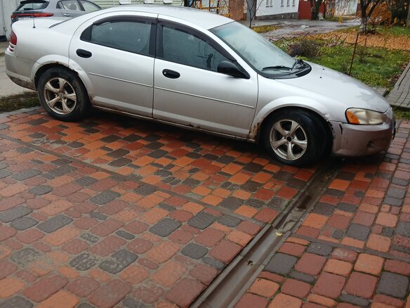 2002 Dodge Stratus II, серебристый, 235000 рублей - вид 2