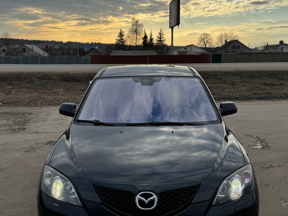 2008 Mazda 3 I (BK) Рестайлинг, чёрный, 720000 рублей