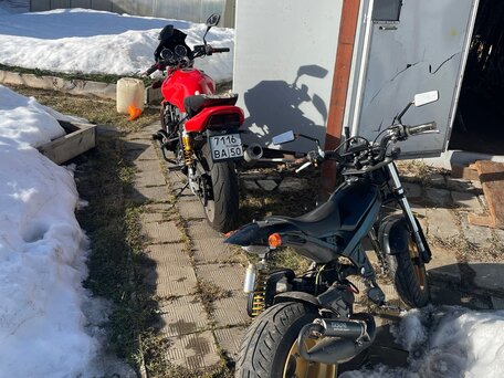 2001 Honda CB 400 Super Four, красный, 308000 рублей, вид 2