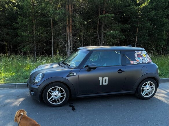 2009 Mini Hatch Cooper II (R56), синий, 880000 рублей - вид 3
