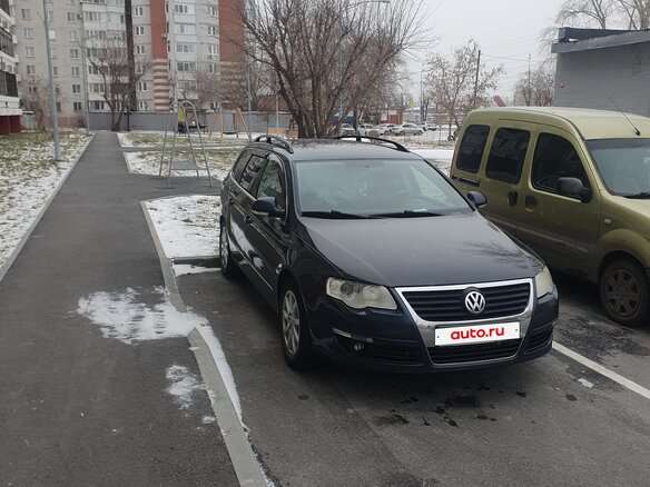 2007 Volkswagen Passat B6, синий, 450000 рублей - вид 2