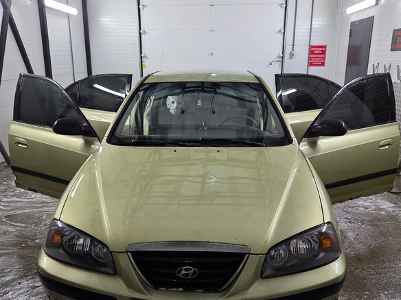 2003 Hyundai Elantra III (XD2) Рестайлинг, зелёный, 200000 рублей - вид 1