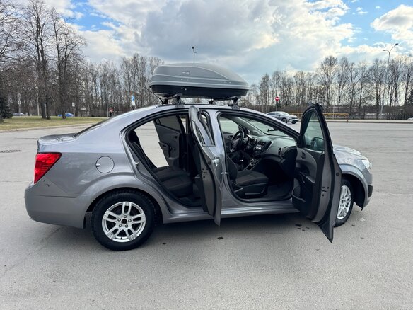 2012 Chevrolet Aveo II, серый, 465000 рублей - вид 7