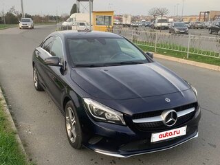 2017 Mercedes-Benz CLA 200 I (C117, X117) Рестайлинг, синий, 2250000 рублей, вид 2