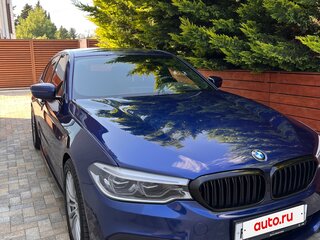2018 BMW 5 серии 530i xDrive VII (G30/G31/G38), синий, 3390000 рублей, вид 3