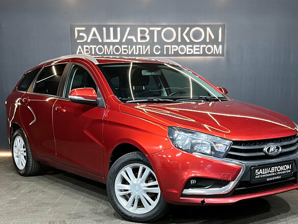 2019 Lada (ВАЗ) Vesta SW I, красный, 840000 рублей - вид 1