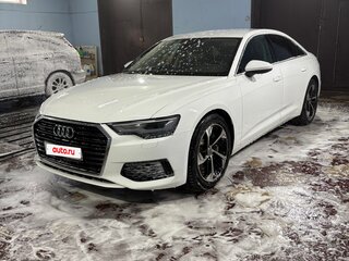 2019 Audi A6 45 TFSI V (C8), белый, 3390000 рублей, вид 1