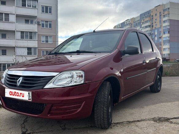 2011 Renault Logan I Рестайлинг, красный, 530000 рублей