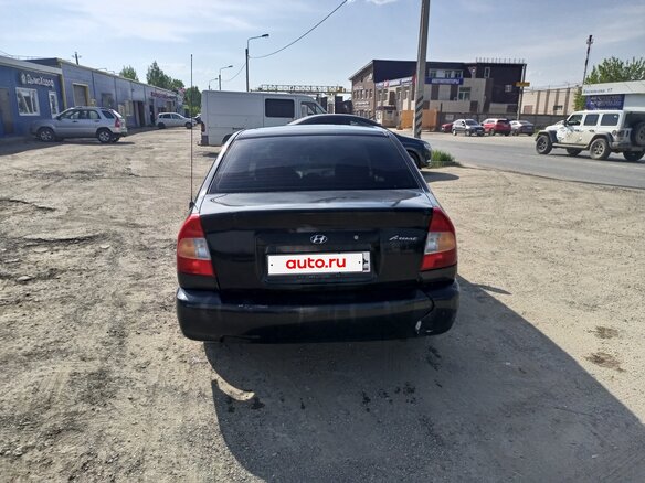 2011 Hyundai Accent ТагАЗ II, чёрный, 250000 рублей - вид 7