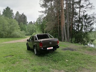 2012 Volkswagen Amarok Double Cab full-time I, коричневый, 1600000 рублей, вид 4