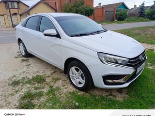 2023 Lada (ВАЗ) Vesta I Рестайлинг (NG), белый, 1450000 рублей, вид 3