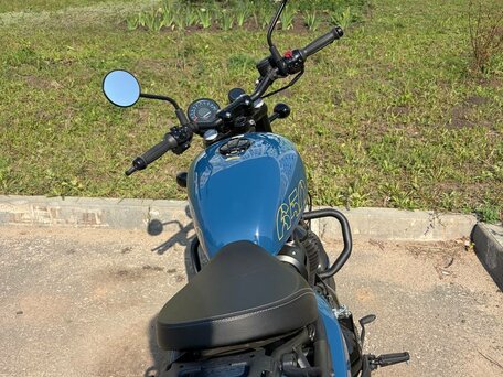 2024 Royal Enfield Shotgun, синий, 590000 рублей, вид 4