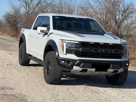 2025 Ford F-150 Raptor XIV Рестайлинг, белый, 10590222 рублей, вид 1